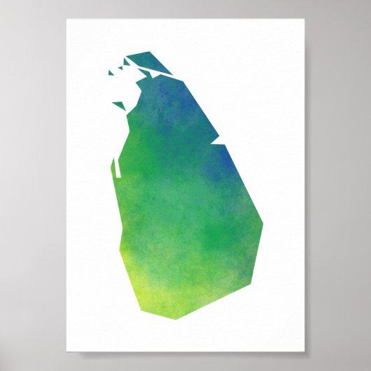 Sri Lanka Poster (Voorkant)