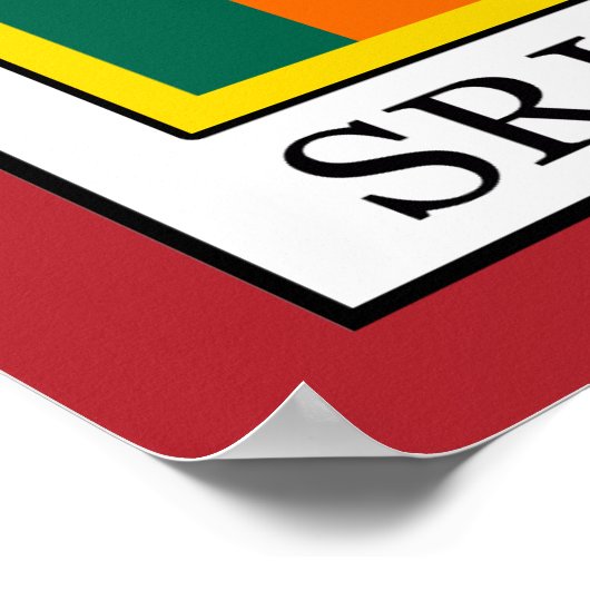 Sri Lanka Poster (Hoek)