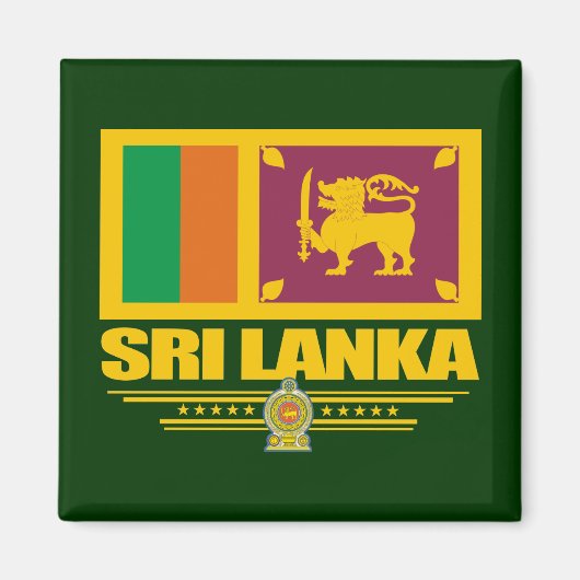 Sri Lanka Pride Magneet (Voorkant)