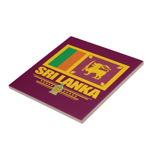 Sri Lanka Pride Tegeltje (Zijkant)