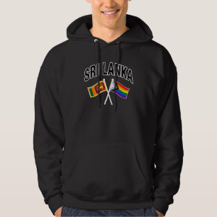 Sri Lanka & Regenboog Pride-vlag Trots Sri Lankaan Hoodie
