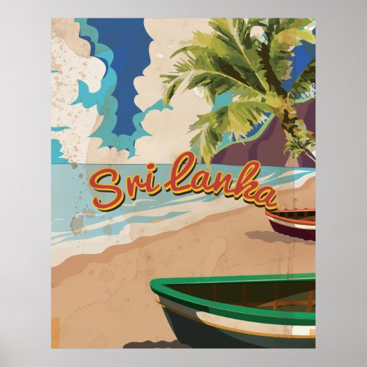Sri Lanka -  reisbureau voor gevaccineerden Poster (Voorkant)