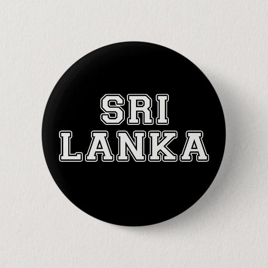 Sri Lanka Ronde Button 5,7 Cm (Voorkant)