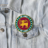 Sri Lanka Ronde Button 7,6 Cm (In situ)