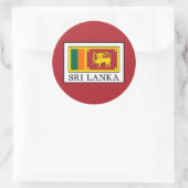 Sri Lanka Ronde Sticker (Tas)