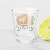 Sri Lanka Shot Glas (Achterkant)