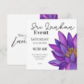 Sri Lanka Sigiri Schilderijen Save The Date (Voorkant / Achterkant)