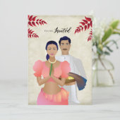 Sri Lanka Sinhala Nieuwjaar Kaart (Staand voorkant)