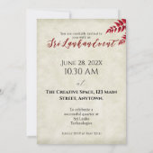 Sri Lanka Sinhala Nieuwjaar Kaart (Achterkant)