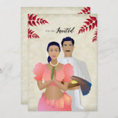 Sri Lanka Sinhala Nieuwjaar Kaart (Voorkant / Achterkant)