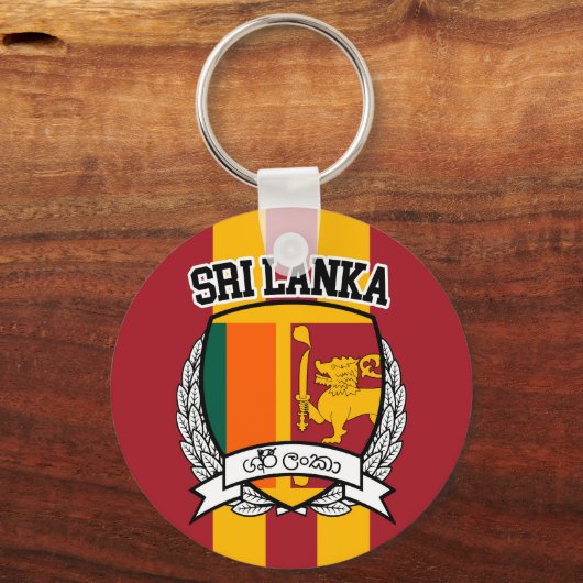Sri Lanka Sleutelhanger (Voorkant)