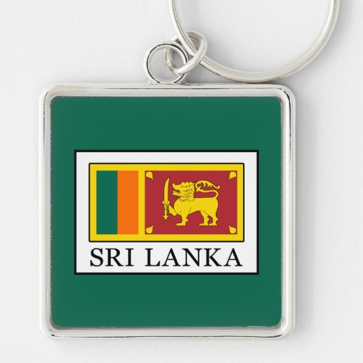 Sri Lanka Sleutelhanger (Voorkant)