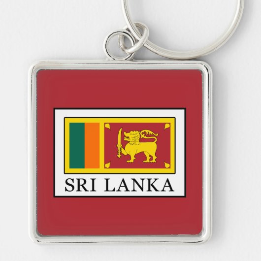 Sri Lanka Sleutelhanger (Voorkant)