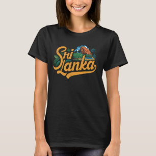 Sri Lanka Souvenir Schilderachtig Natuur Travel Ar T-shirt