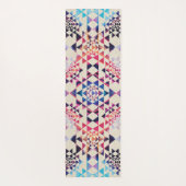 Sri Lanka / Sri Chakra Pattern - Verf textuur Yogamat (Achterkant)