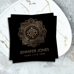 Sri Lanka / Sri Lanka in de Golden lotus Vierkante Visitekaartje