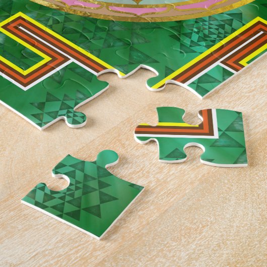 Sri Lanka / Sri Lanka in kleur Legpuzzel (Zijkant)