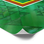 Sri Lanka / Sri Lanka in kleur Poster (Hoek)