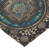 Sri Lanka / Sri Lanka Marmer en Gold Korte Tafelloper (Hoek)