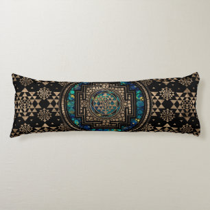 Sri Lanka / Sri Lanka Marmer en Gold Lichaamskussen