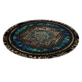 Sri Lanka / Sri Lanka Marmer en Gold Snijplank (Hoek)