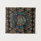 Sri Lanka / Sri Lanka Marmer en Gold Wandkleed (Voorkant (horizontaal))