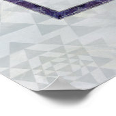 Sri Lanka/Sri Lanka/Sri Chakra Gemstone en parel Poster (Hoek)