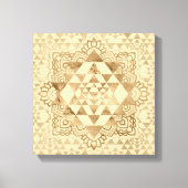 Sri Lanka, Sri Lanka, Sri Lanka, Pastel Gold Canvas Afdruk (Voorkant)