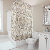 Sri Lanka, Sri Lanka, Sri Lanka, Pastel Gold Douchegordijn (In situ)