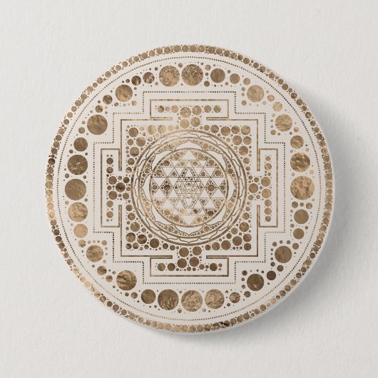 Sri Lanka, Sri Lanka, Sri Lanka, Pastel Gold Ronde Button 7,6 Cm (Voorkant)