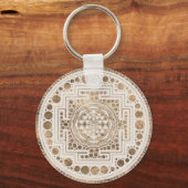 Sri Lanka, Sri Lanka, Sri Lanka, Pastel Gold Sleutelhanger (Voorkant)