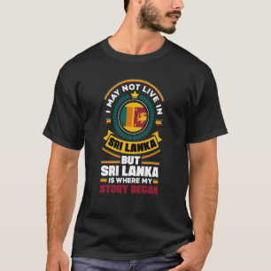 Sri Lanka Sri Lanka - Vlaggenquote Sri Lanka T-shirt