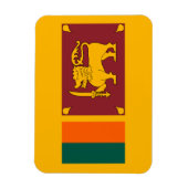 Sri Lanka - Sri Lankaanse vlag Magneet (Verticaal)