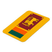 Sri Lanka - Sri Lankaanse vlag Magneet (Linkerzijde)