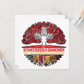 Sri Lanka Sri-Lankisch Schweizer Schweiz Baum Kaart (Voorkant / Achterkant in situ)