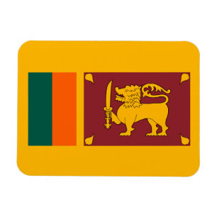 Sri Lanka - Srilankaanse vlag Magneet