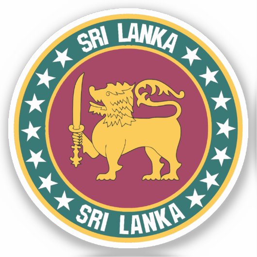 Sri Lanka Sticker (Voorkant)