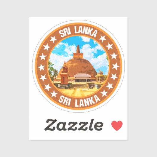 Sri Lanka Sticker (Vel)
