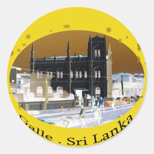 Sri Lanka sticker 1 Galle, Sri Lanka (Voorkant)