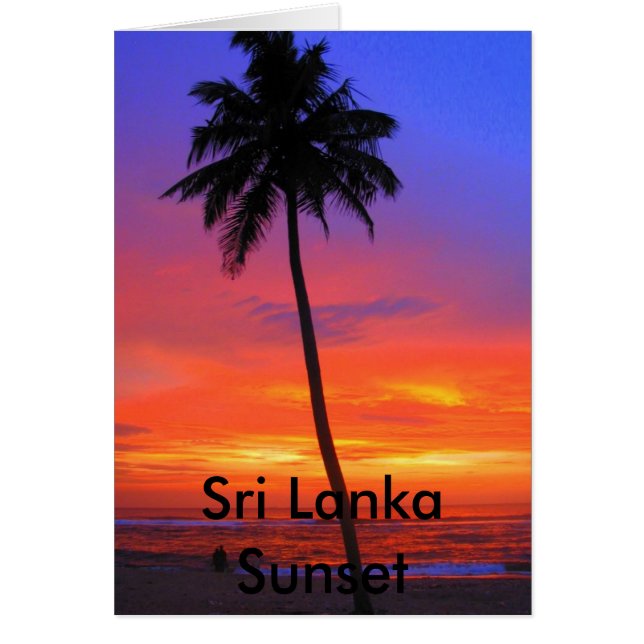 Sri Lanka Sunset (Voorkant)