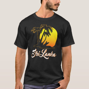 Sri Lanka Surfer Sunset Beach Ocean Vacation Sri L T-shirt