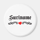 Sri Lanka Tattoo Stijl Magneet (Voorkant)