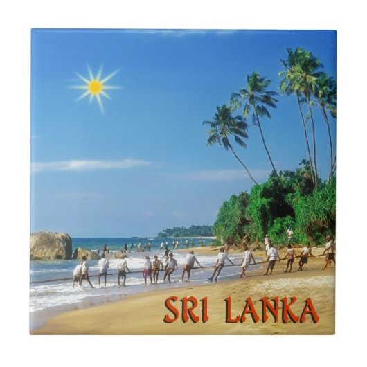 Sri Lanka Tegeltje (Voorkant)