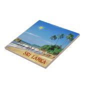 Sri Lanka Tegeltje (Zijkant)
