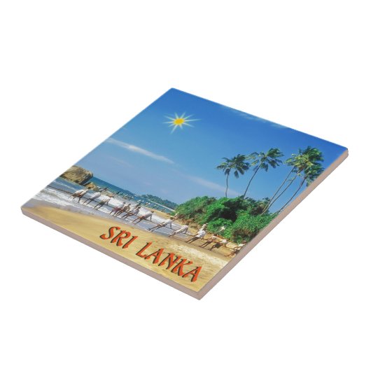 Sri Lanka Tegeltje (Zijkant)