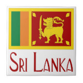 Sri Lanka Tegeltje (Voorkant)