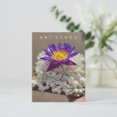 Sri Lanka tempelbloem aanbieden briefkaart (Staand voorkant)