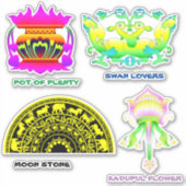 Sri Lanka — Traditionele sticker verpakking (Voorkant)