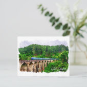 Sri Lanka Train Panorama Uitzicht Briefkaart (Staand voorkant)