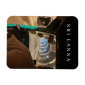 Sri Lanka tuk tuk passagier uitzicht koelkastmagne Magneet (Horizontaal)